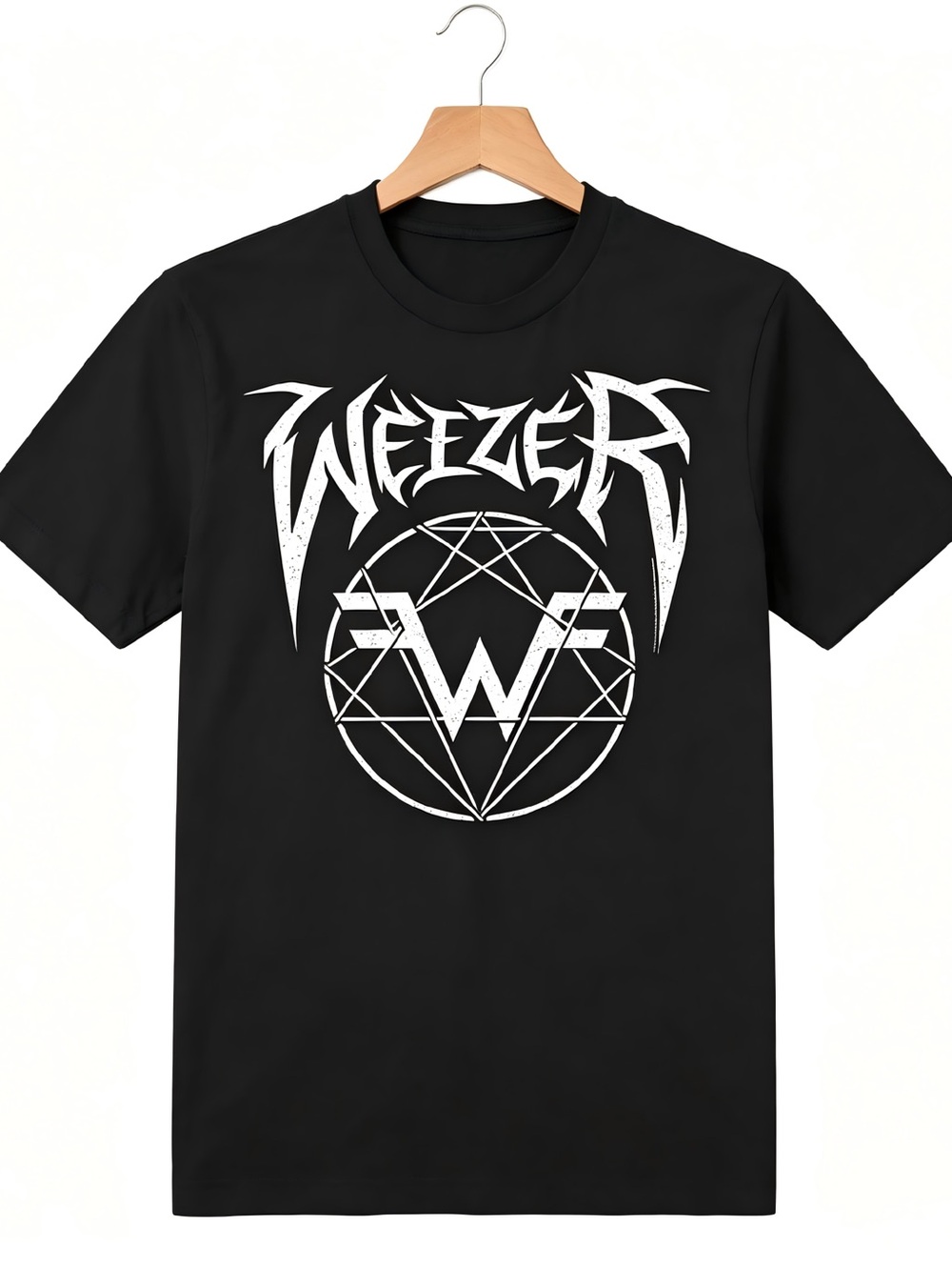 Weezer Metal Band Logo Classic Rock Vintage Style Womens Mens T-shirt Unisex